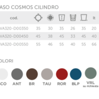 Vaso Cosmos Cilindro - immagine 2