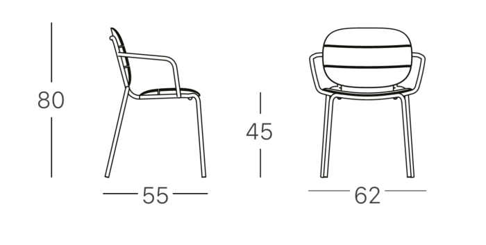 Sì-Sì Wood con braccioli - immagine 7