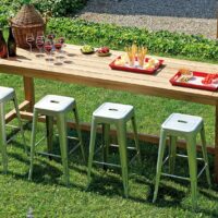 Bancone alto in teak - immagine 2