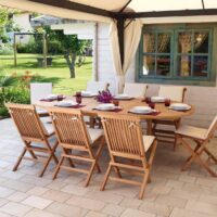 Tavolo Alicudi in teak - immagine 2