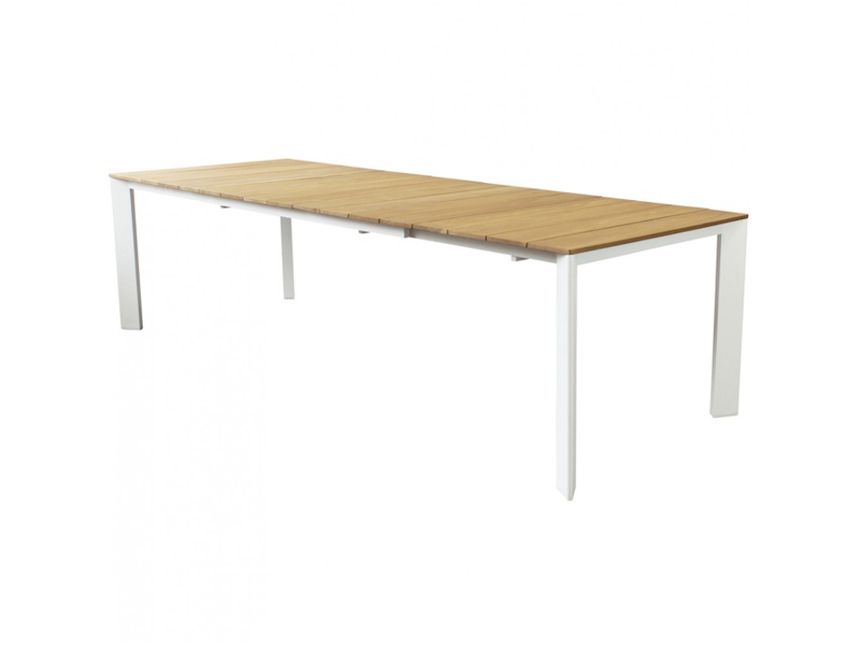 Tavolo Tulcan in teak e alluminio - immagine 4