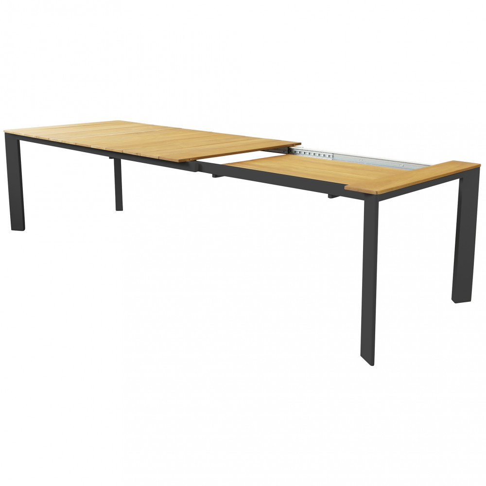 Tavolo Tulcan in teak e alluminio - immagine 3