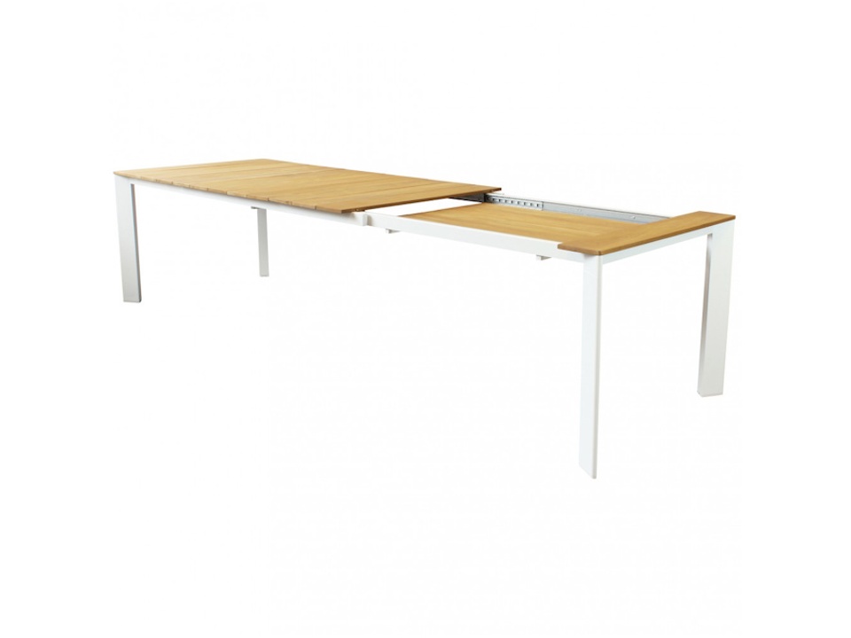 Tavolo Tulcan in teak e alluminio - immagine 5