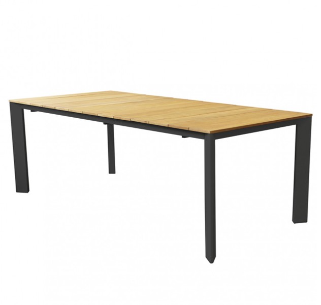 Tavolo Tulcan in teak e alluminio